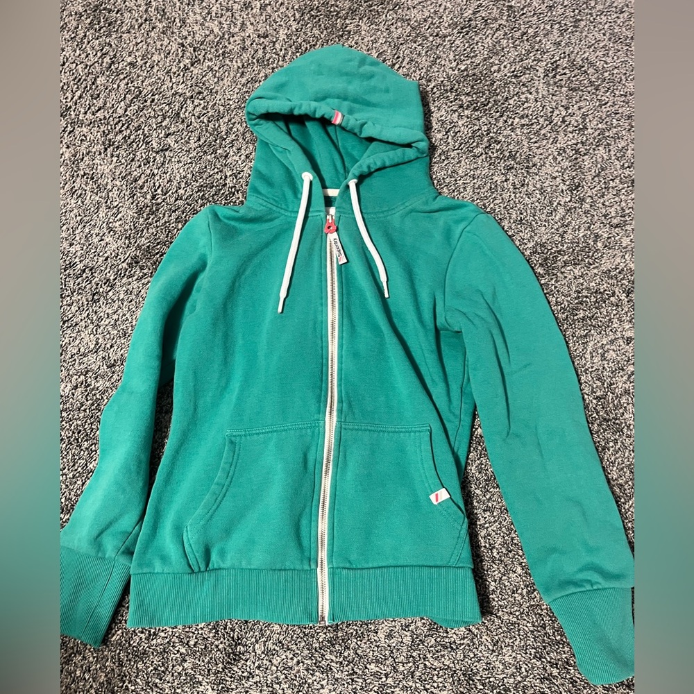 Superdry turquoise hoodie